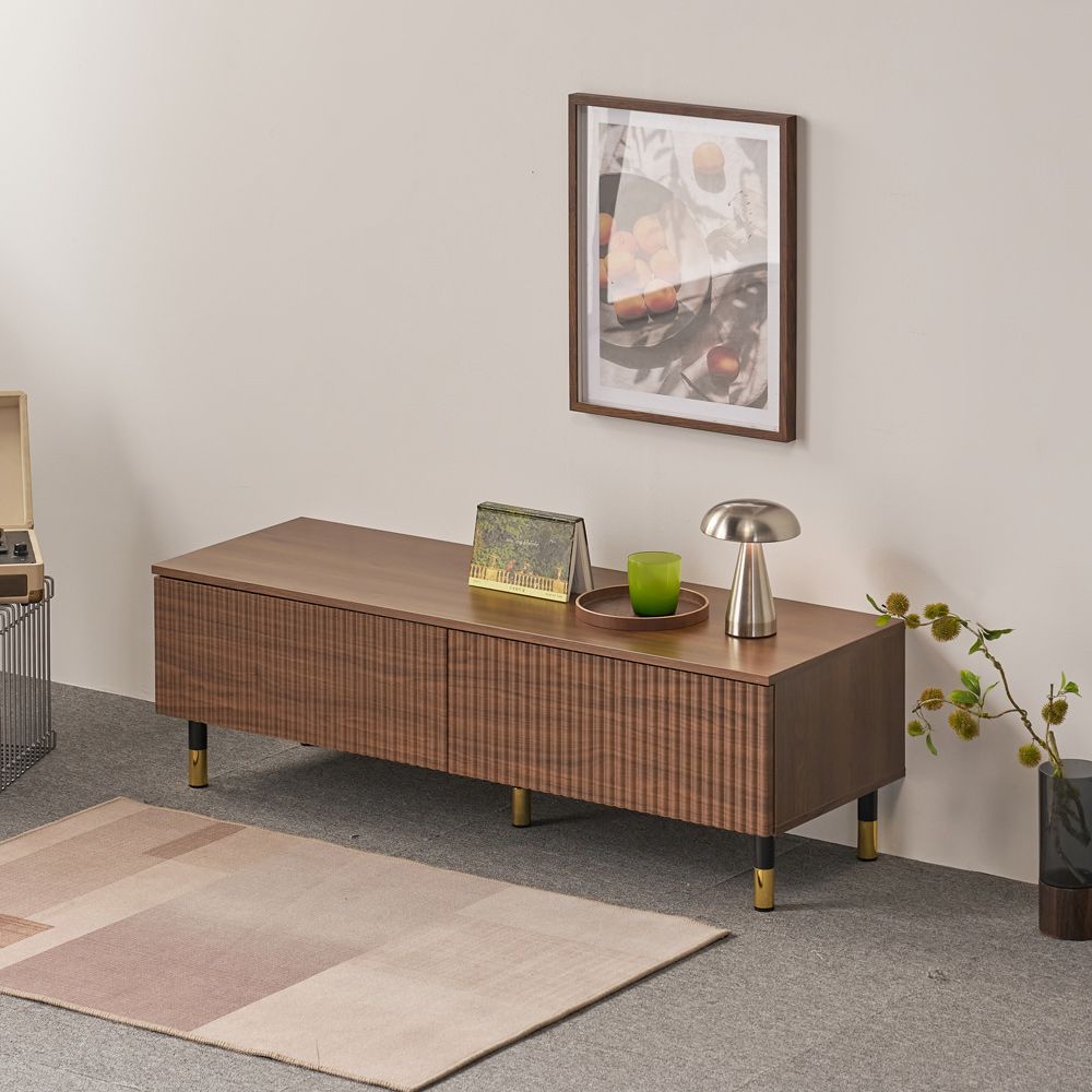 가구의서 뉴 템바보드 거실장 1200x400x375mm, 월넛 - 상품 이미지