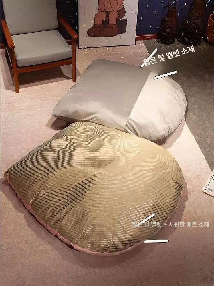 인간동굴 텐트 초대형 둥지 버전 플러시 꿀잠 방석 동굴하우스 쿠션 사계절 - 상세 이미지 2
