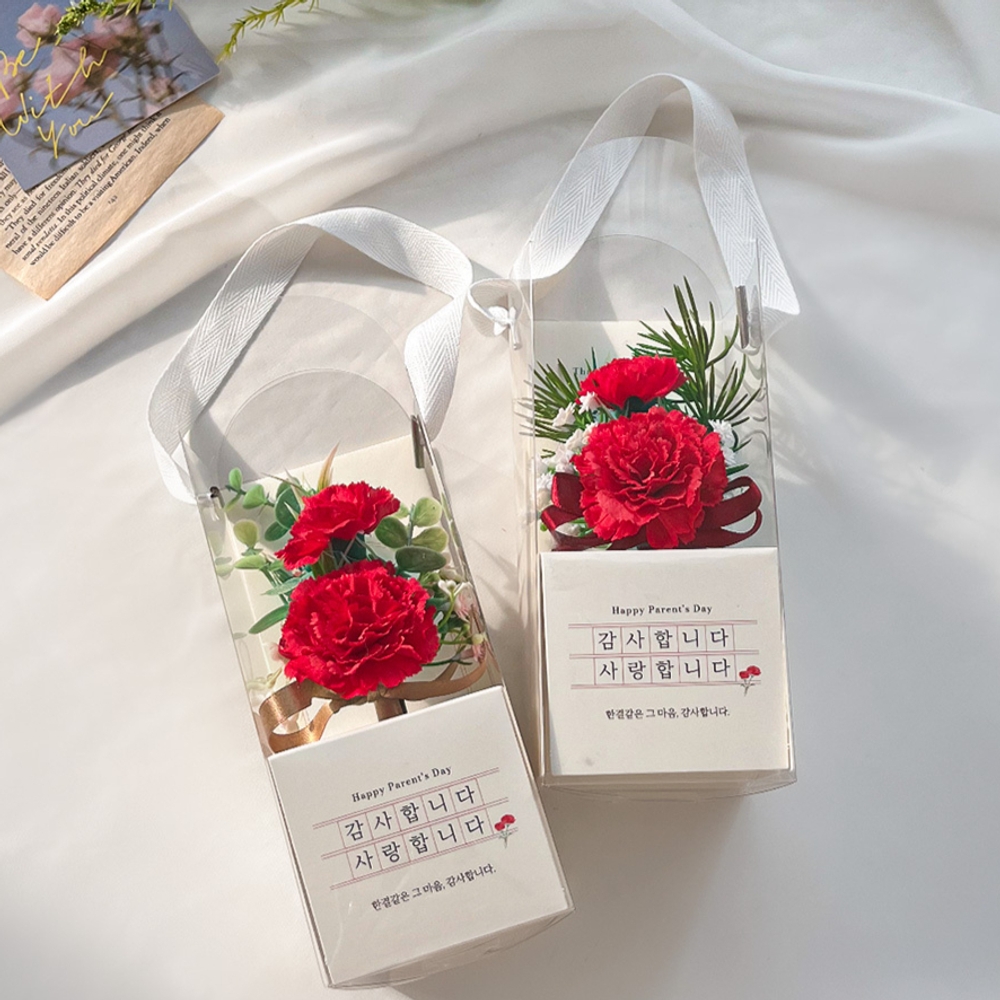 J2K 카네이션 브로치 코사지 스승의날 어버이날 선물 감사 - 상품 이미지