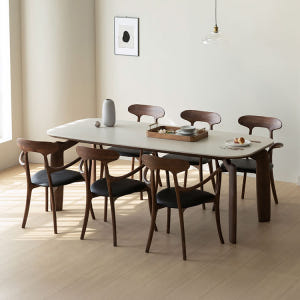 오크빌 넛츠 애쉬 원목 6인용 세라믹 식탁 세트 2000 + 의자 벤치 솔직 후기 | 실제 배치 사진 포함 - 상품 이미지 3