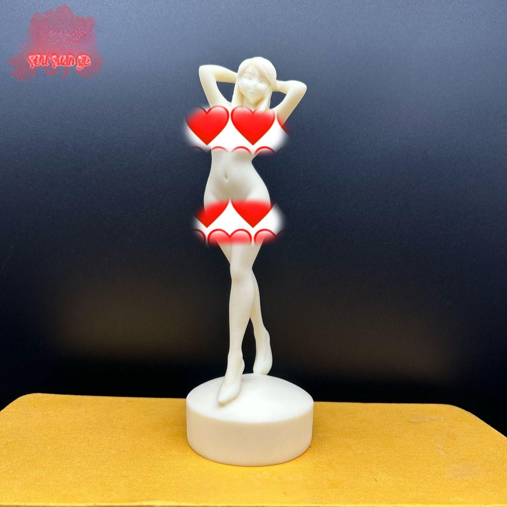 인테리어 아름다운 장식 페인트 인물 프린트 여인상 야외 아이리디센트 17.5cm - 상품 이미지