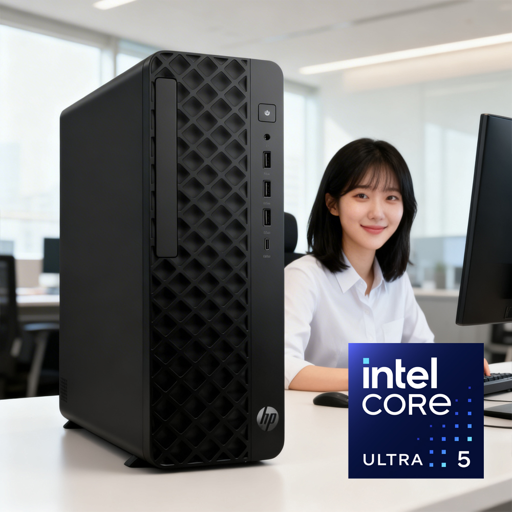 HP 데스크탑 PC Prodesk 4 SFF G1i 울트라5 225 프리도스 컴퓨터 - 상품 이미지