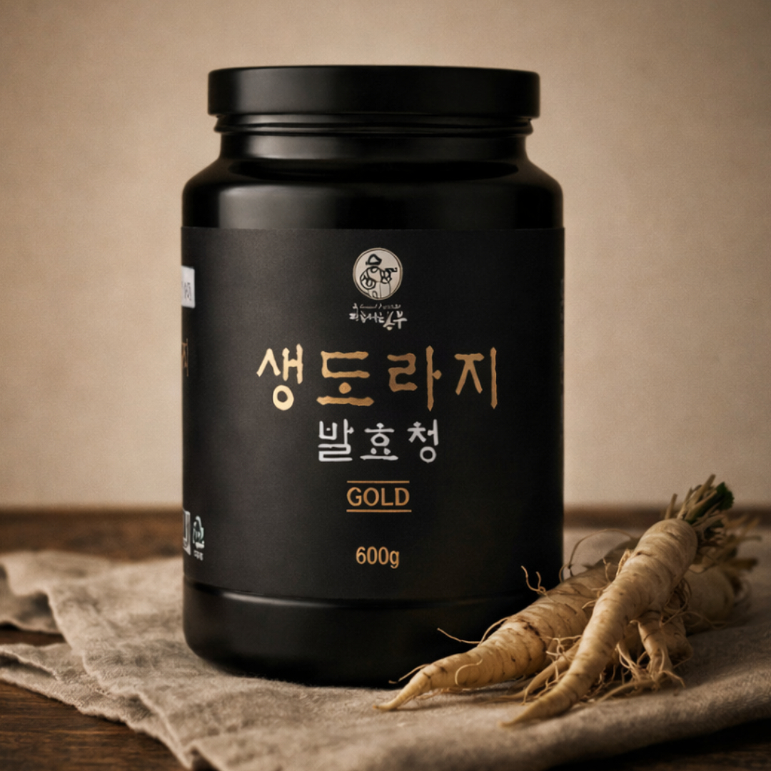 도라지청 600g 국산 약도라지청 생도라지 발효청 선물 세트 - 메인 이미지