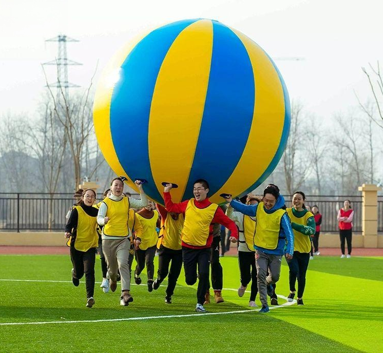 큰공굴리기 공 체육대회 워크샵 에어볼 운동회 축구 물품 종목 대형 - 상품 이미지