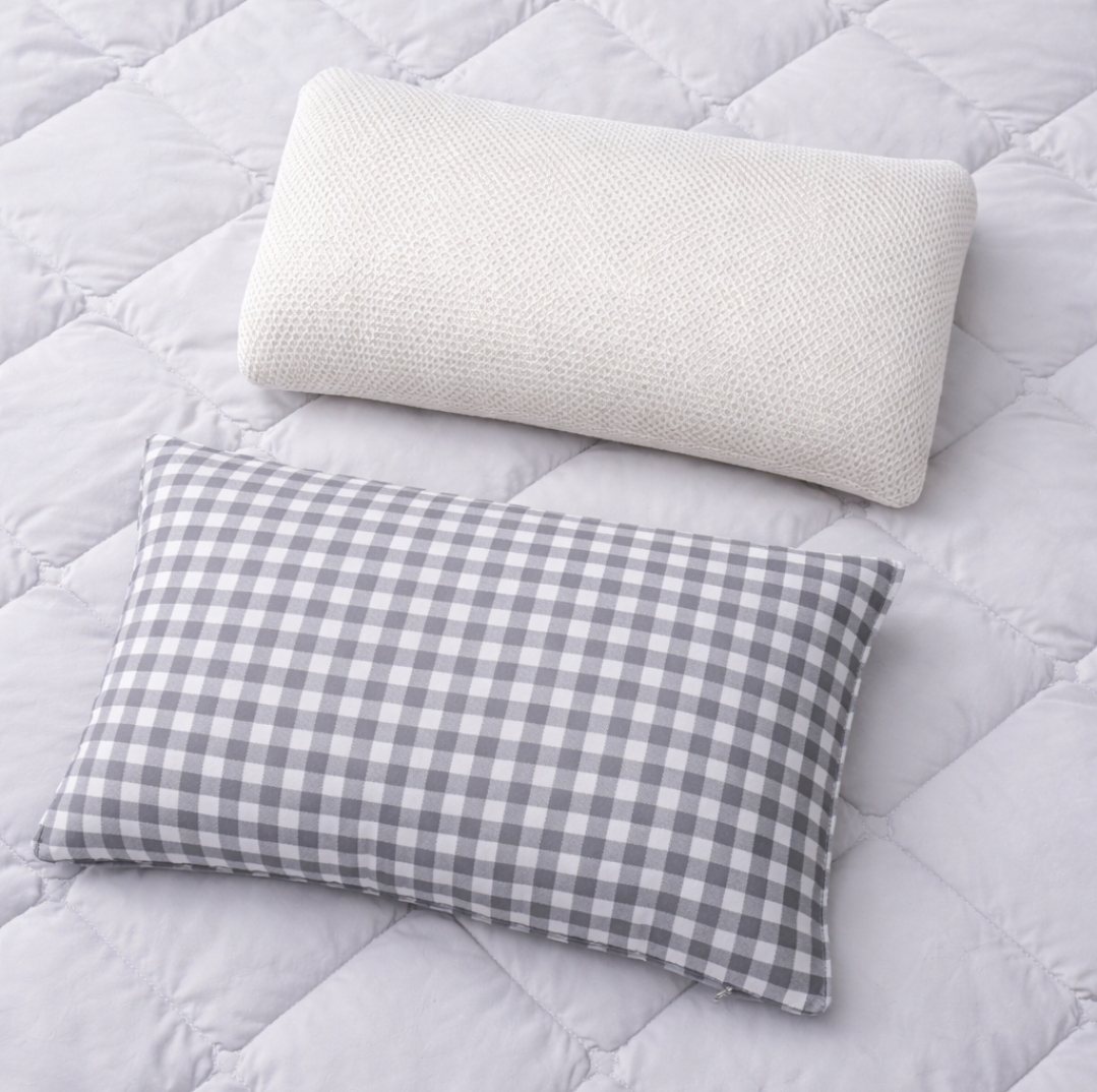 슬래빗 목편한 기능성 메모리폼 경추 베개 낮은 높은 에어매쉬 캠핑