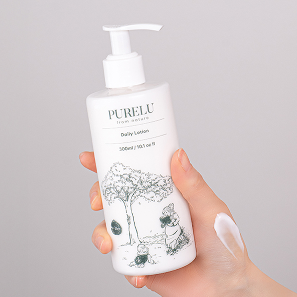 퓨어루 아기 로션 신생아 베이비 유아 키즈 어린이 수딩 무향 비건 바디 300ml, 1개