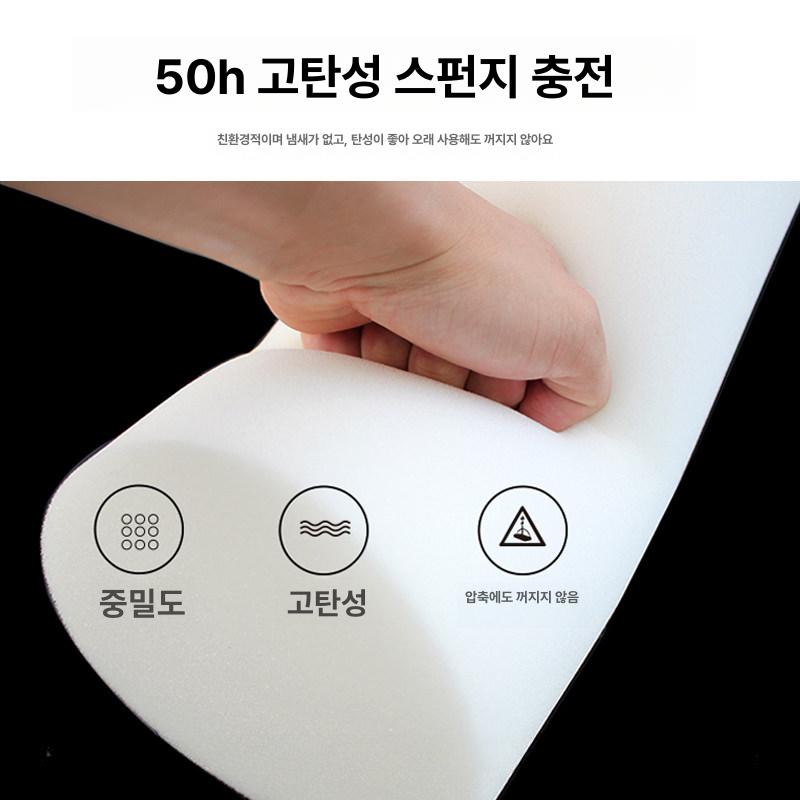 쇼파 허리쿠션 목받침 원기둥 바디필로우 리넨-진회색 주문제작사이즈 - 상세 이미지 4