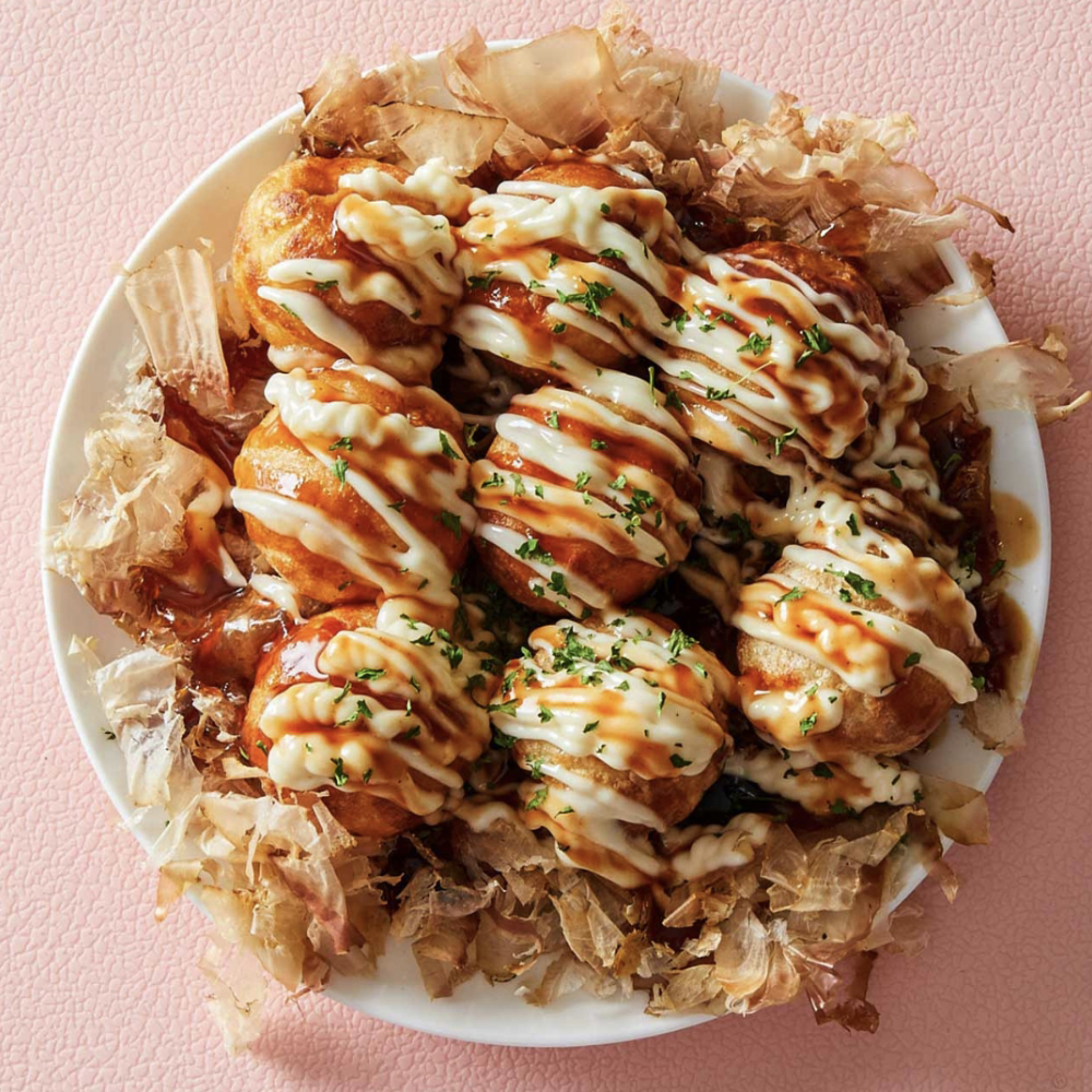 타코붐 타코야끼 간편조리 세트 타코야키(12알) 소스 가쓰오부시 포함 문어18% - 상세 이미지 4
