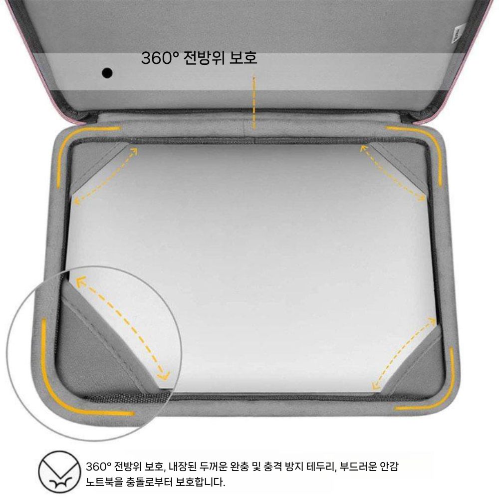 맥북 네오 노트북 13인치 가방 에어 M4 태블릿 파우치 휴대용 케이스 - 상세 이미지 2