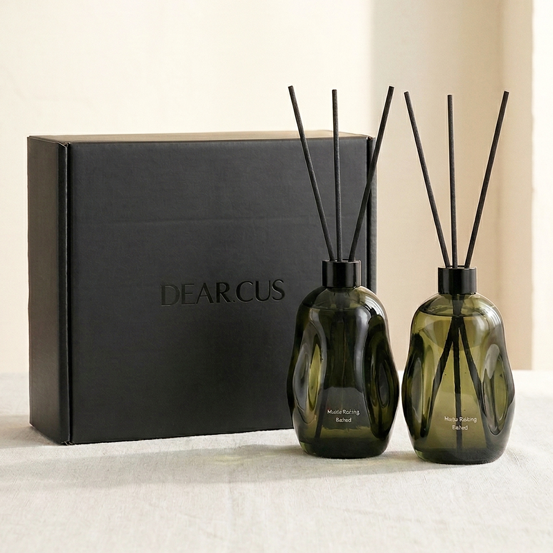 디어커스 프리미엄 고급 인테리어 디퓨저 대용량 방향제 집들이 선물세트 500ml x2 이미지