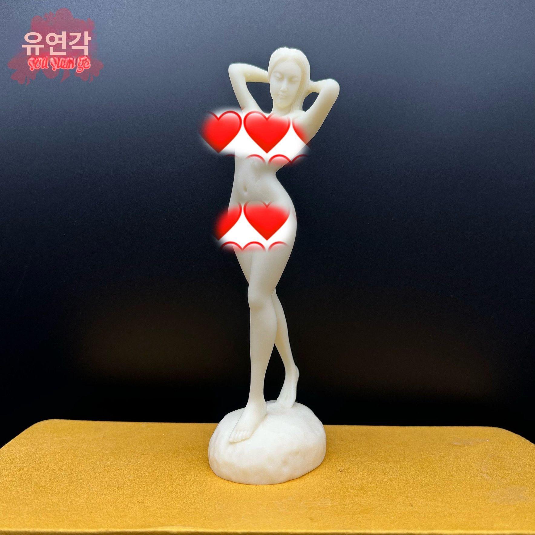 인테리어 아름다운 장식 페인트 인물 프린트 여인상 야외 아이리디센트 17.5cm - 상세 이미지 5
