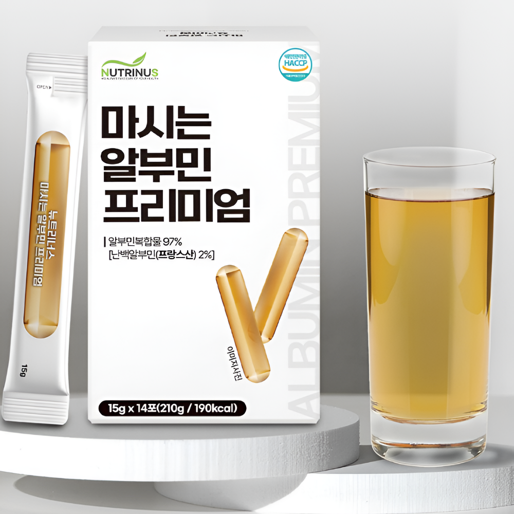 뉴트리너스 마시는 알부민 프리미엄 마시는 파워맥스 부스터 실크 파워샷 14포, 1개 - 상세 이미지 2