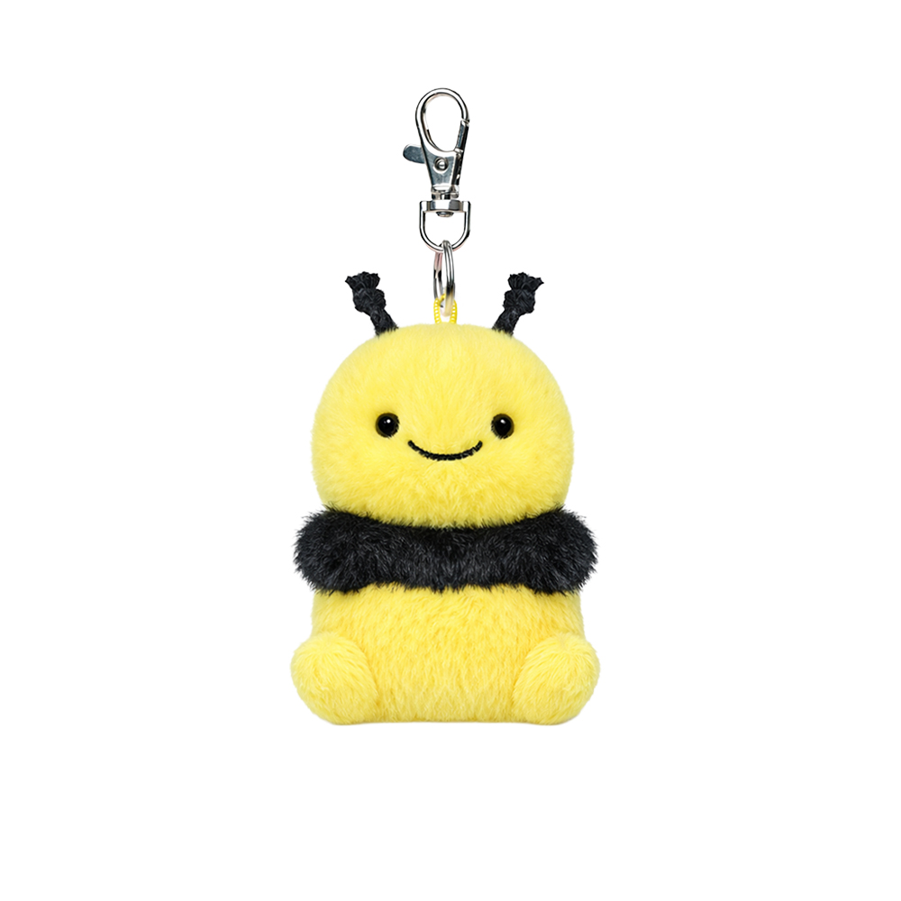 롤리펫 인형키링 토끼 카피바라 꿀벌 가방고리 키체인 5종 11cm 이미지 2