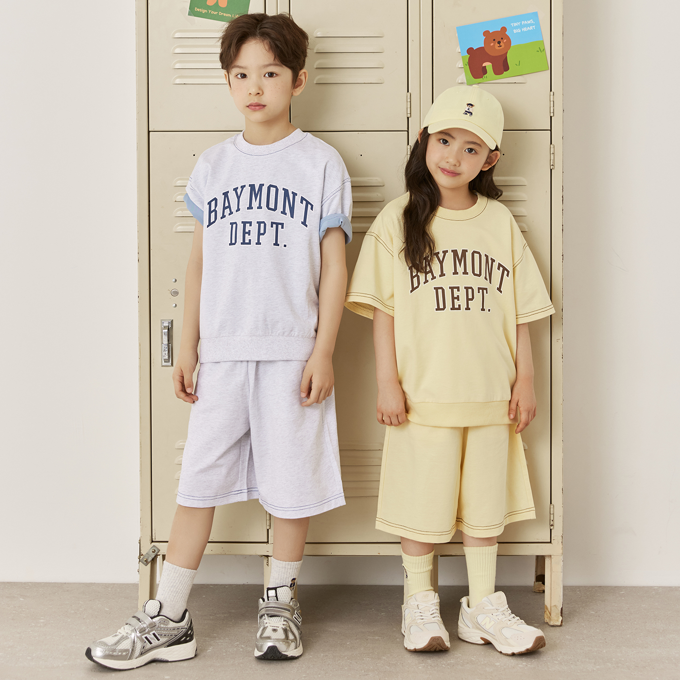 [슈퍼특가][당일출고] 스파오키즈 그래픽 스웻 상하세트 SPSMG24KU2 제품 이미지