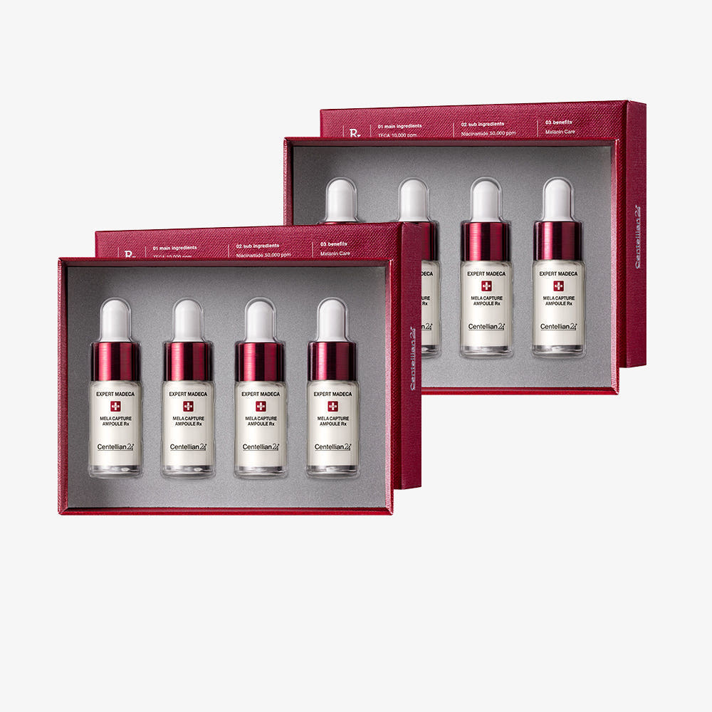 동국제약 센텔리안24 엑스퍼트 마데카 멜라캡처 앰플Rx 7ml (4개입) 2박스+1ml 9개 / 기미 잡티 멜라닌 주름 개선에 도움 마데카멜라캡쳐앰플 이미지 4