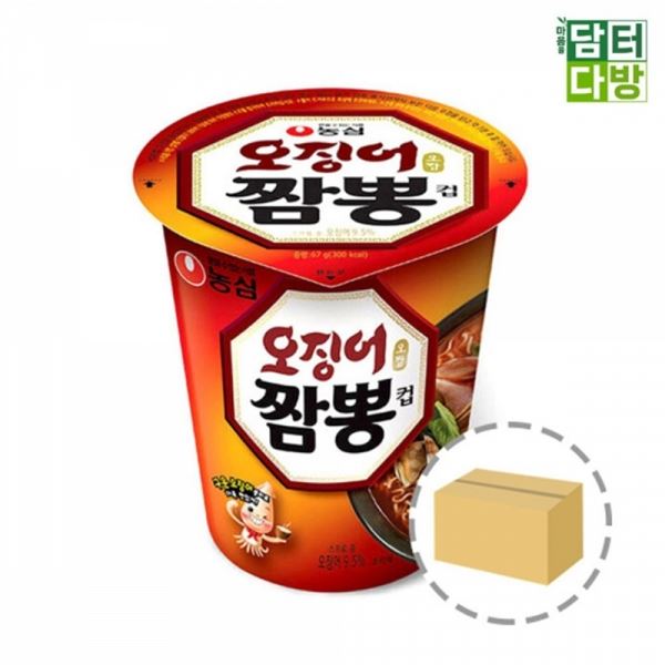 오징어짬뽕 소컵 1BOX 30컵 농심 - 상품 이미지