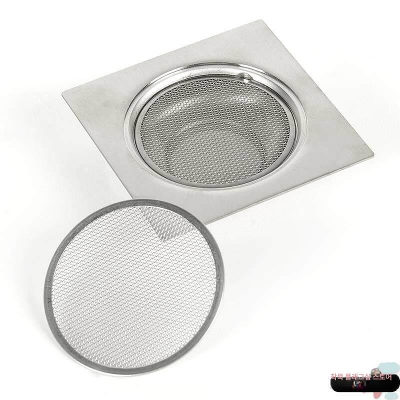 원형 스텐 메쉬 배수구 하수구 거름망 화장실 덮개 바닥 원형 직경 5cm - 상품 이미지