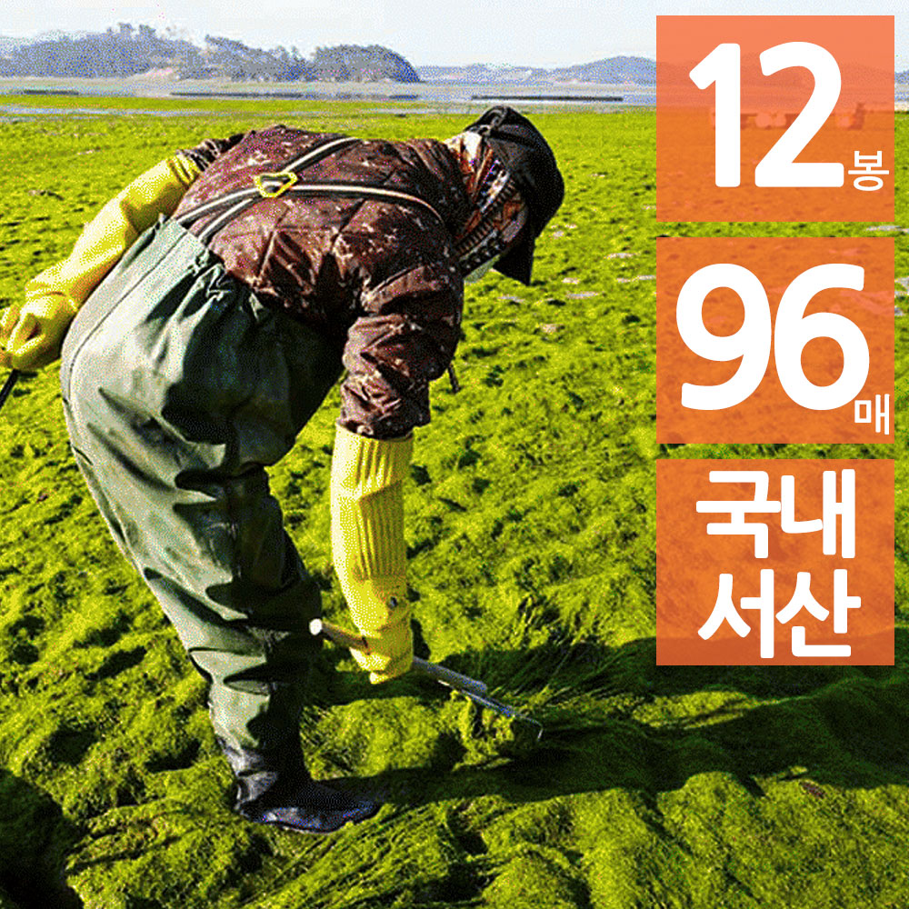 국내산 서산 구운 감태김 100% 120g 12봉 96매 - 상품 이미지