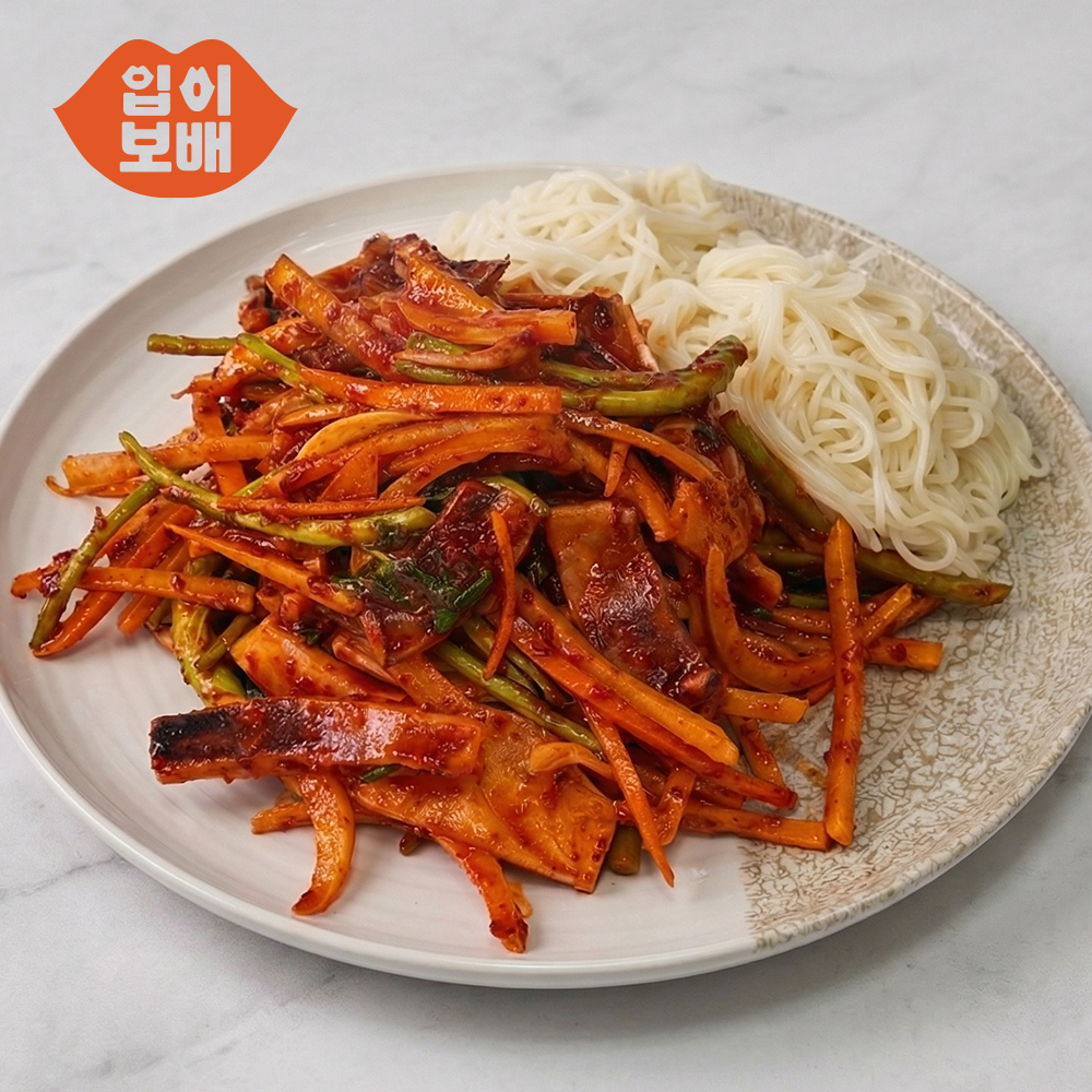 오징어초무침 캠핑 밀키트 2인분 새콤매콤 간편요리 입이보배 이미지 4