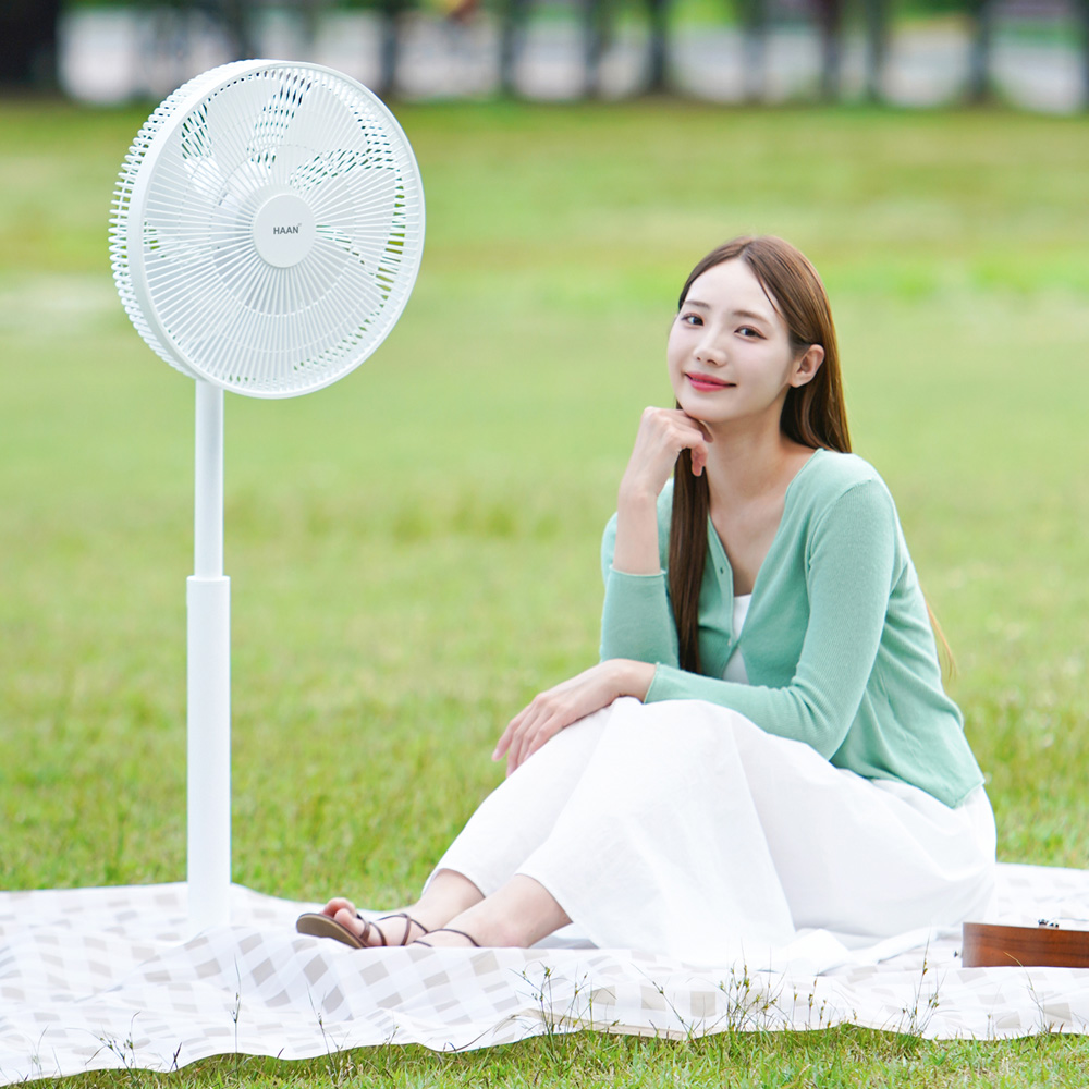 한경희 무선 BLDC 선풍기 360도 회전 저소음 14인치 리모컨 무드등 서큘레이터형 - 상세 이미지 3