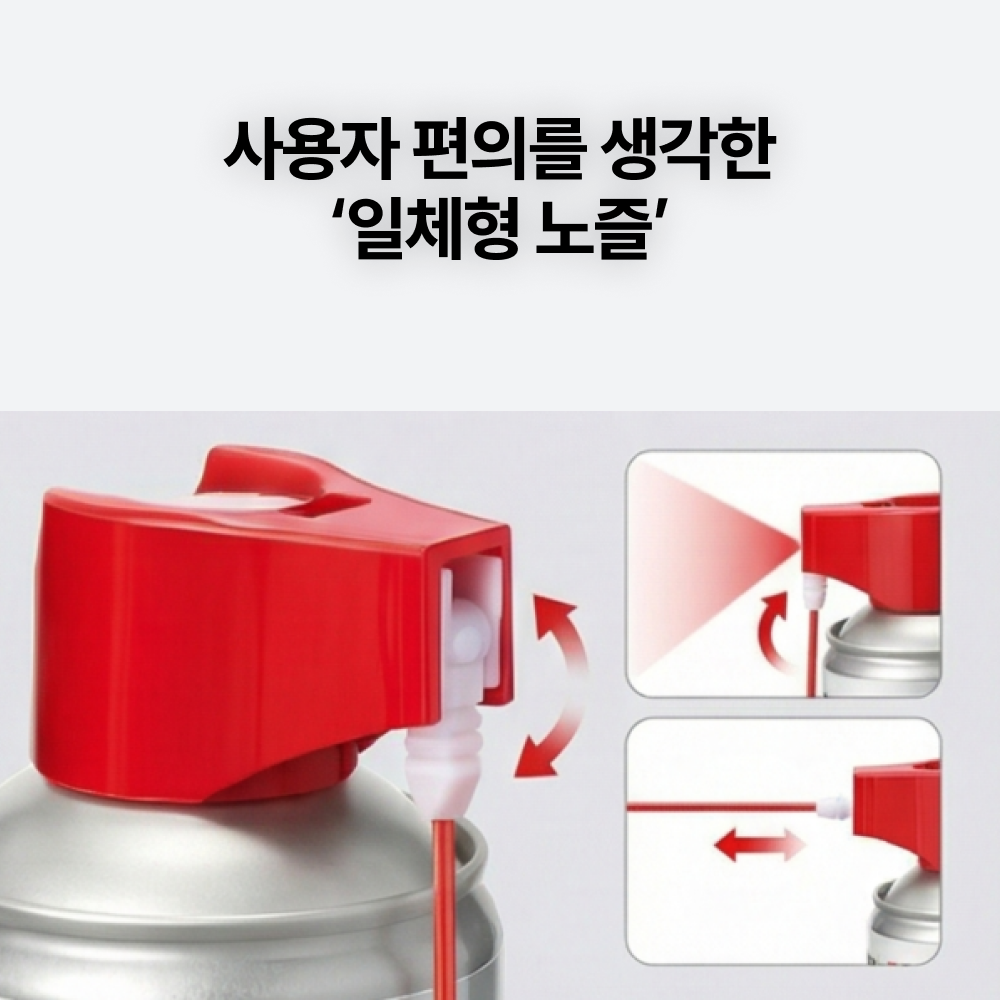 (자석거치대) 자동차 실리콘 스프레이 500ml 고무 플라스틱 윤활제 광택 보호제 1박스 - 상세 이미지 5