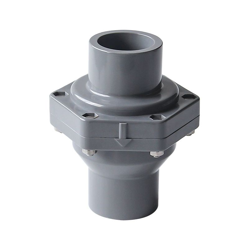 고품질 PVC 수도관 하수도 역지변 역류방지 냄새 63mm 그레이 - 상품 이미지