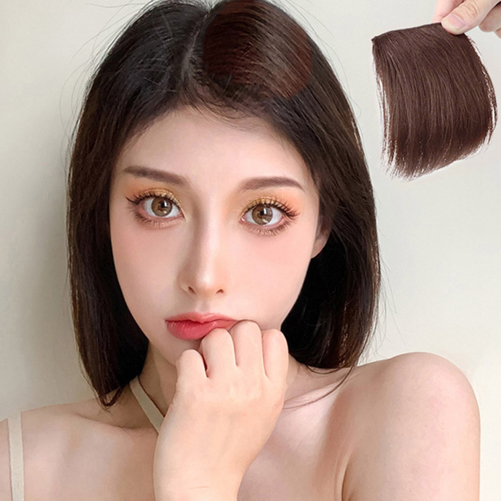 볼륨업 부분가발 헤어피스(브라운) - 상품 이미지