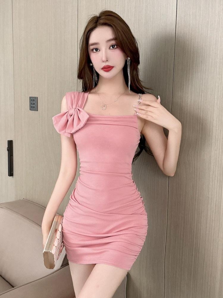 미니홀복 타이트한 강남홀복 키작녀 섹시원피스 - 상세 이미지 3