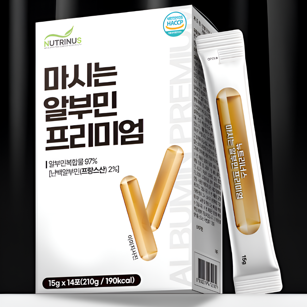 뉴트리너스 마시는 알부민 프리미엄 마시는 파워맥스 부스터 실크 파워샷 14포, 1개 - 상품 이미지