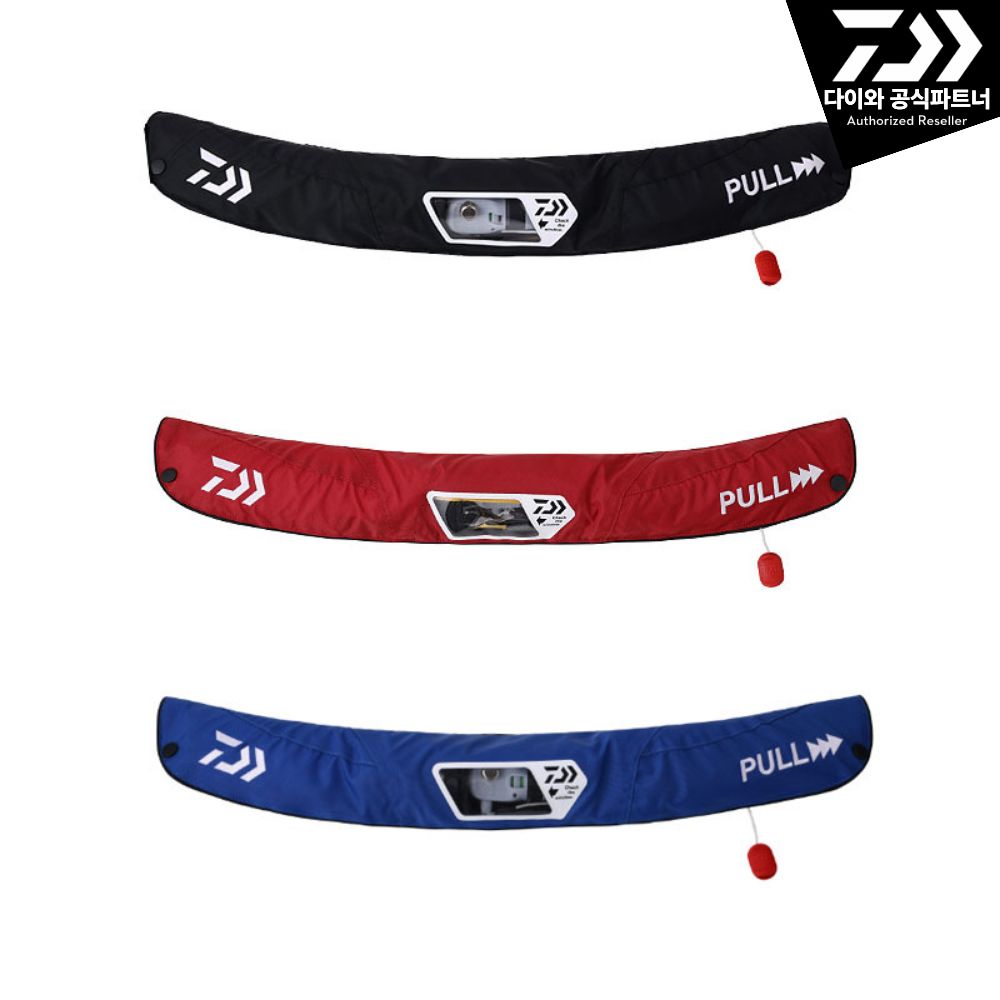 자동 팽창식 라이프 재킷(허리식 자동 수동 팽창식) DF-9405_다이와 블루, FREE(One size) - 상품 이미지