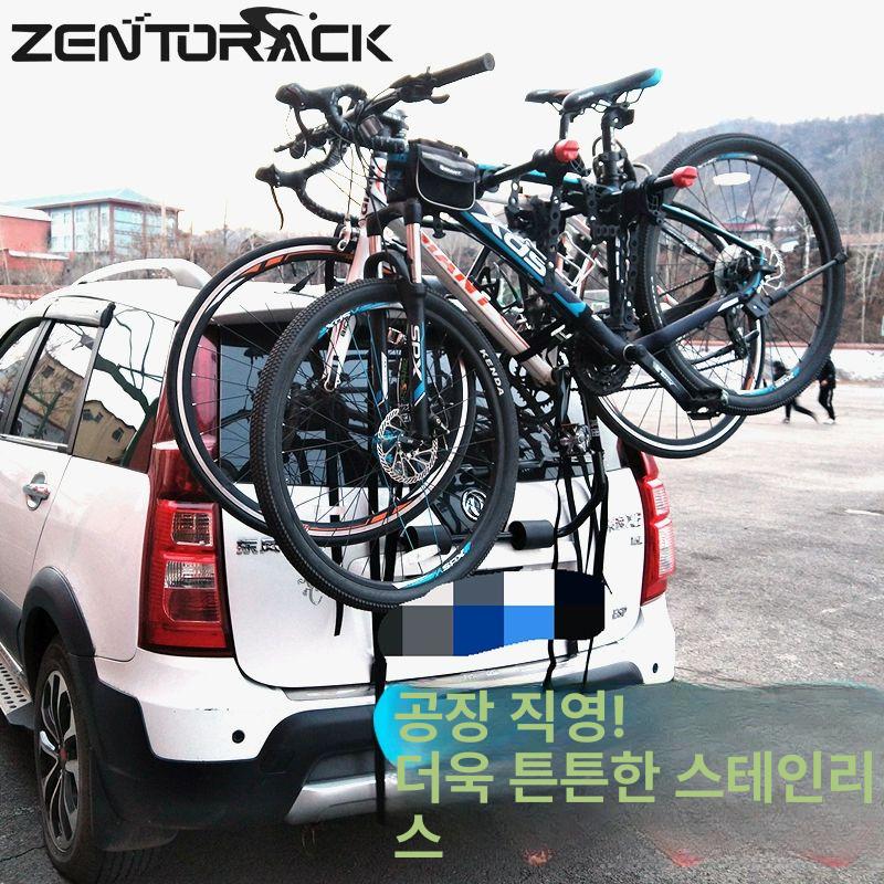 차량용 자전거 거치대 캐리어 사리스 트렁크 승용차 자전거거치대 자동차용 - 상세 이미지 3