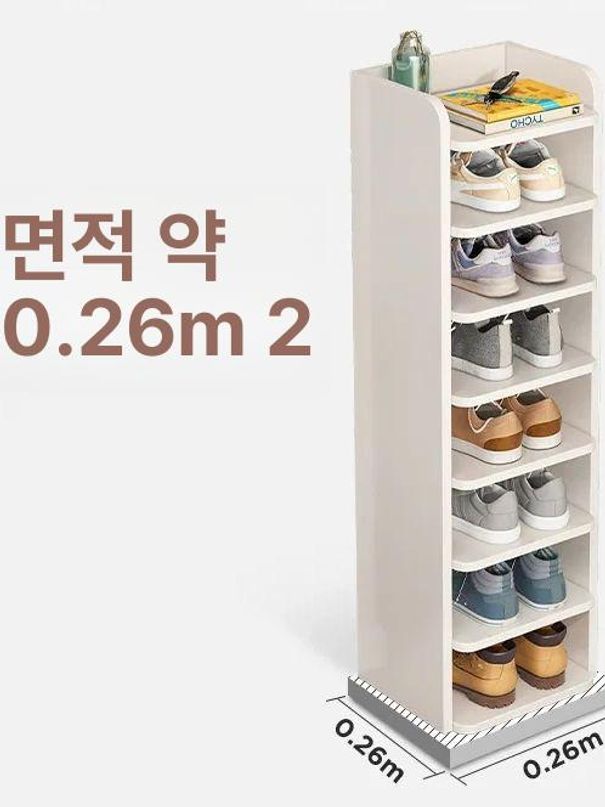 현관 신발장 랙 틈새 수납장 선반 신발 엔틱 철제 - 상세 이미지 3