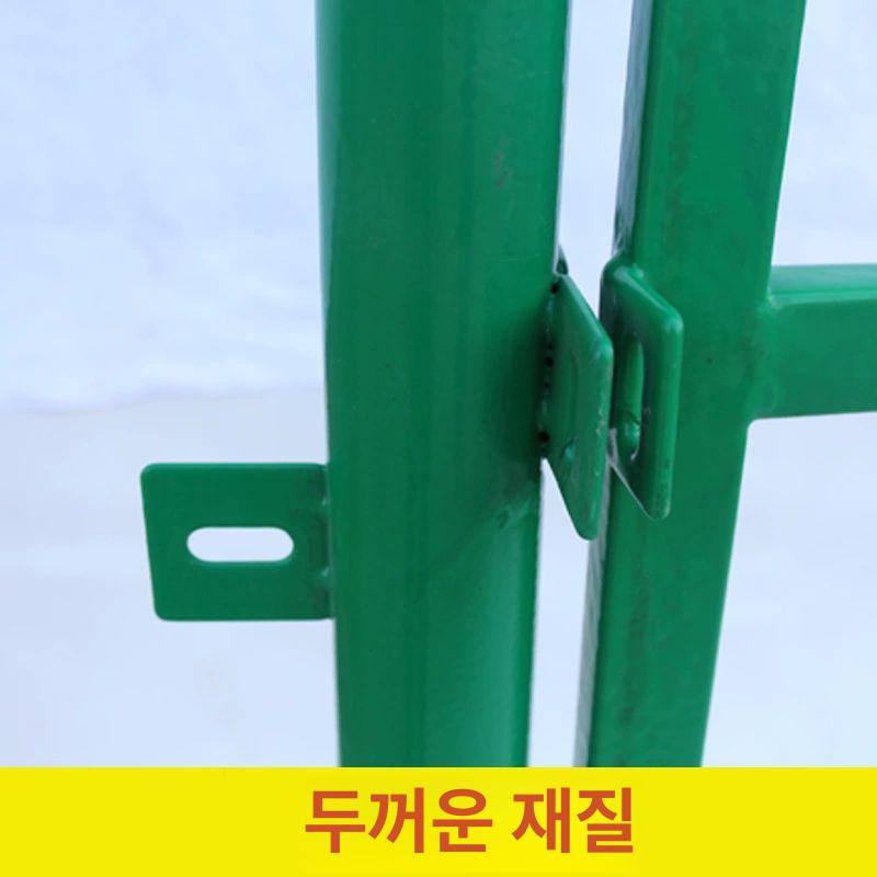 메쉬휀스 문 주차장 철제 주택문 철망 휀스문 창고 철조망 게이트 출입문 담장문 - 상세 이미지 4