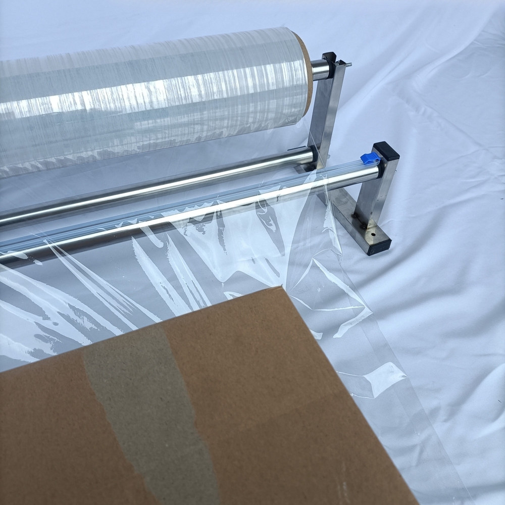 롤 거치대 프레임 랩핑 시트지 포장 텐션형 패킹기 스틸 테이블용 벽걸이 가능 60cm - 상세 이미지 3