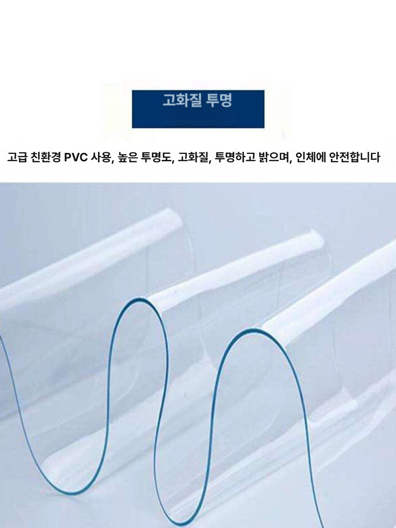 주방매트 투명 pvc 필름 필름 시트지 셀로판 플라스틱 코팅지 테이블 매트 롤 - 상세 이미지 3