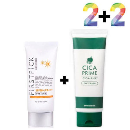 코스맥스퍼스트픽 안끈적이는선크림 끈적임 없는 선 썬 크림 물리적 자외선차단제 시카