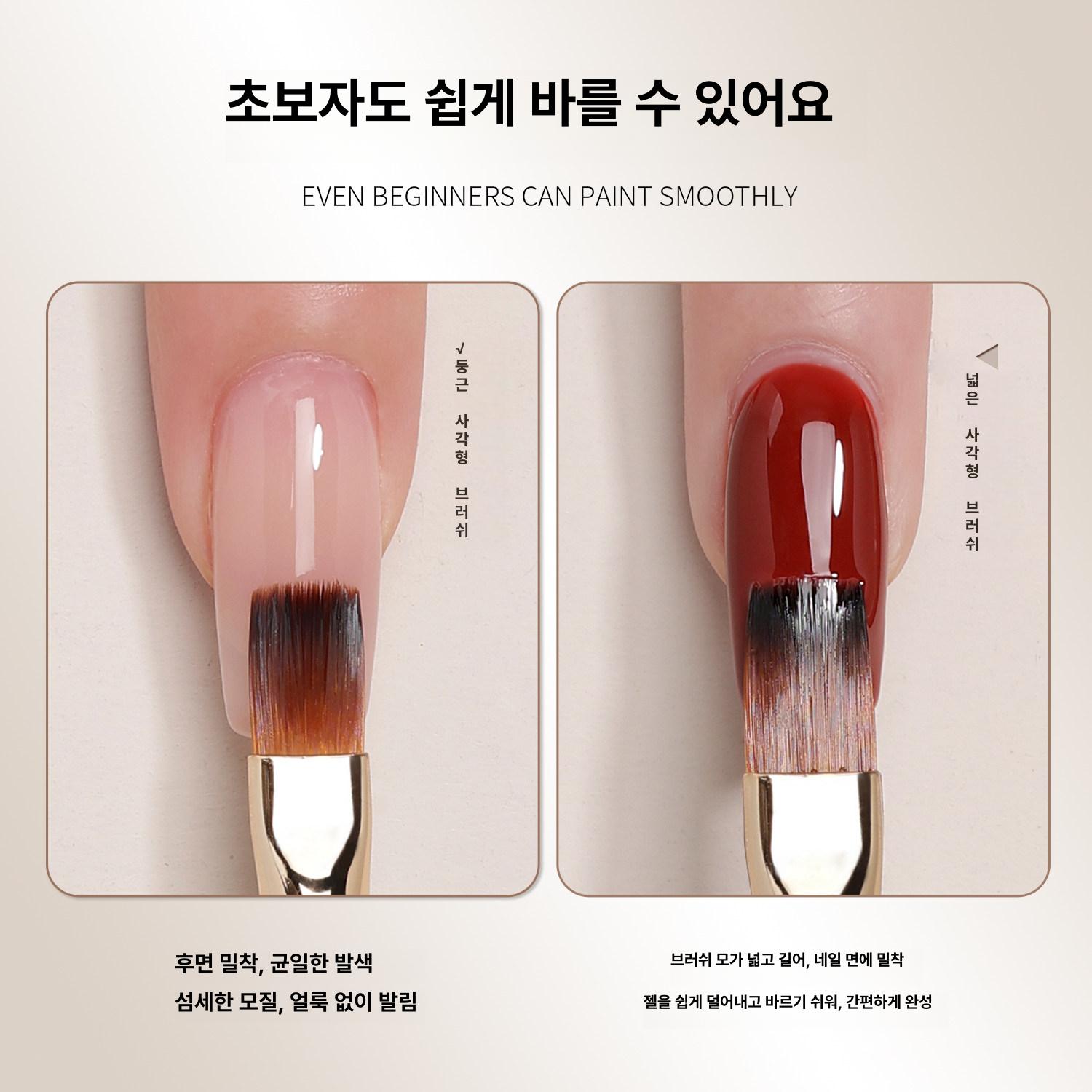 전문가용 네일아트 고급 브러시 세트 그라데이션 펜 네일아트용 네일 - 상세 이미지 4