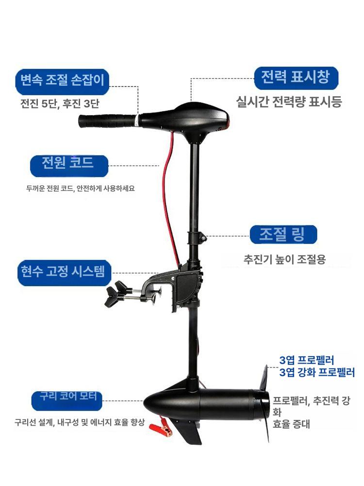 리듐 박스 케이스 하드 금속 대용량 인산철 배터리 차박 캠핑 RV 가정용 12V 170 12V X90 무브러시 모터 (900kg) - 상세 이미지 3