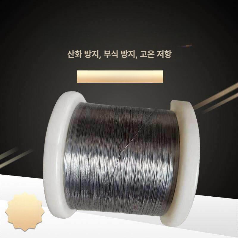 스테인레스 와이어 실버 접이식 100m 스텐강선 단단한 0.1mm 와이어 50m 롤 - 상세 이미지 5