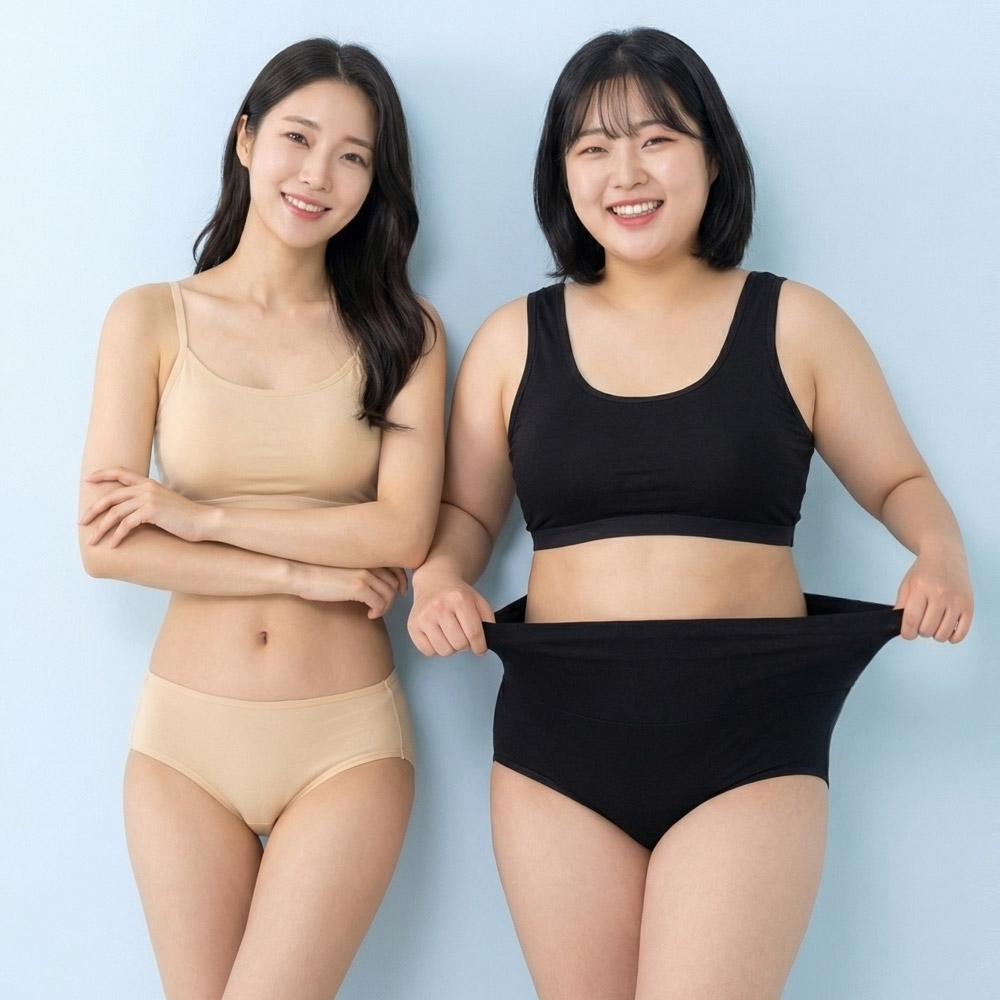 면 팬티 편한 모달 인견 텐셀 여성속옷 순면 여자맥시 팬티 상품 이미지