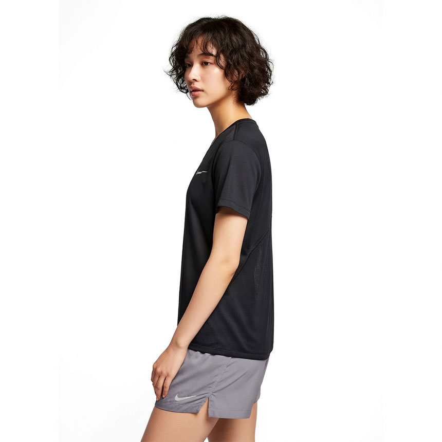 나이키 드라이핏 마일러 여성 반팔 러닝탑 티셔츠 AJ8122-010, XL - 상세 이미지 4