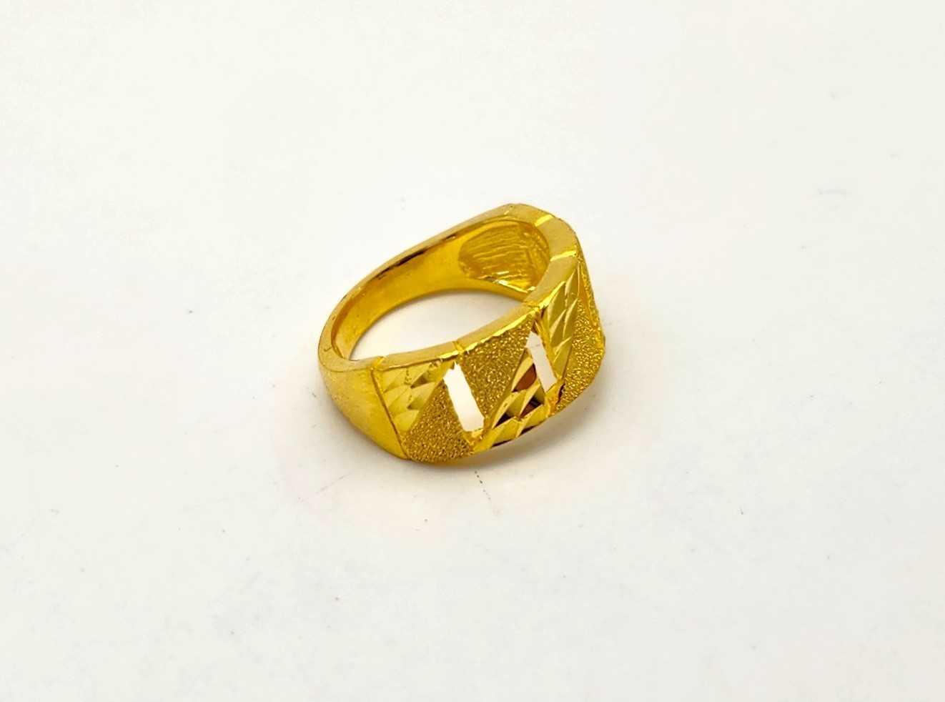 24K 순금 7.5g(2) 콤비 컷팅 반지 - 상세 이미지 5