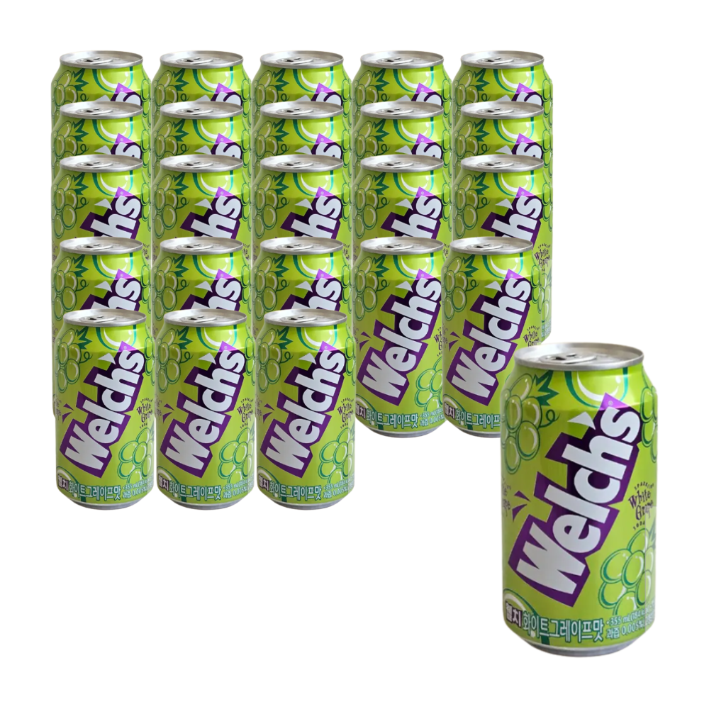 웰치스 화이트그레이프 355ml x24캔 탄산음료 - 상품 이미지