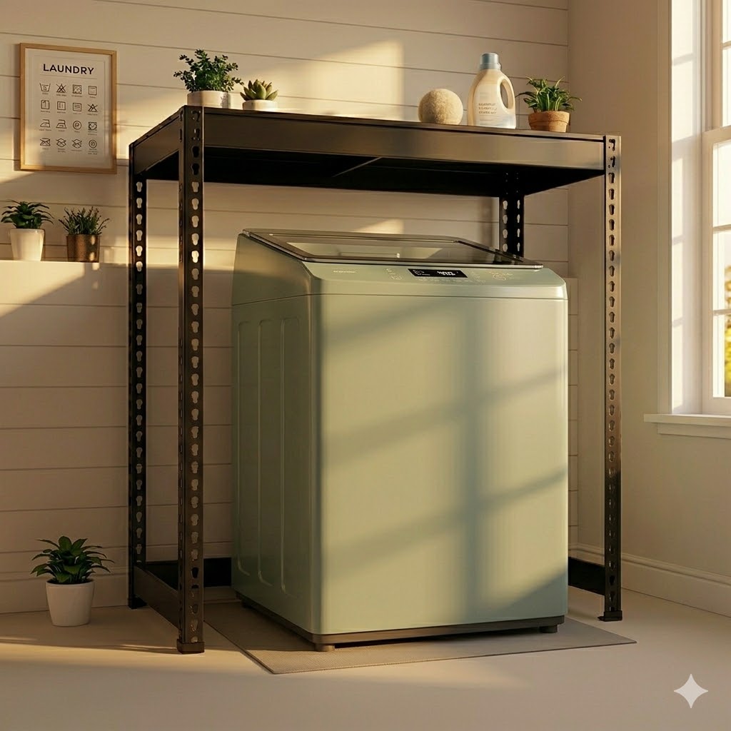 김치냉장고선반 높이 조절 1단 베이커리 진열대 1200 400 1500 mm 1단베란다 철제 앵글 120 x 40 150 원룸 편의성 좋은 여유공간 강릉원주 대학교 강원 스피드랙 - 상세 이미지 3