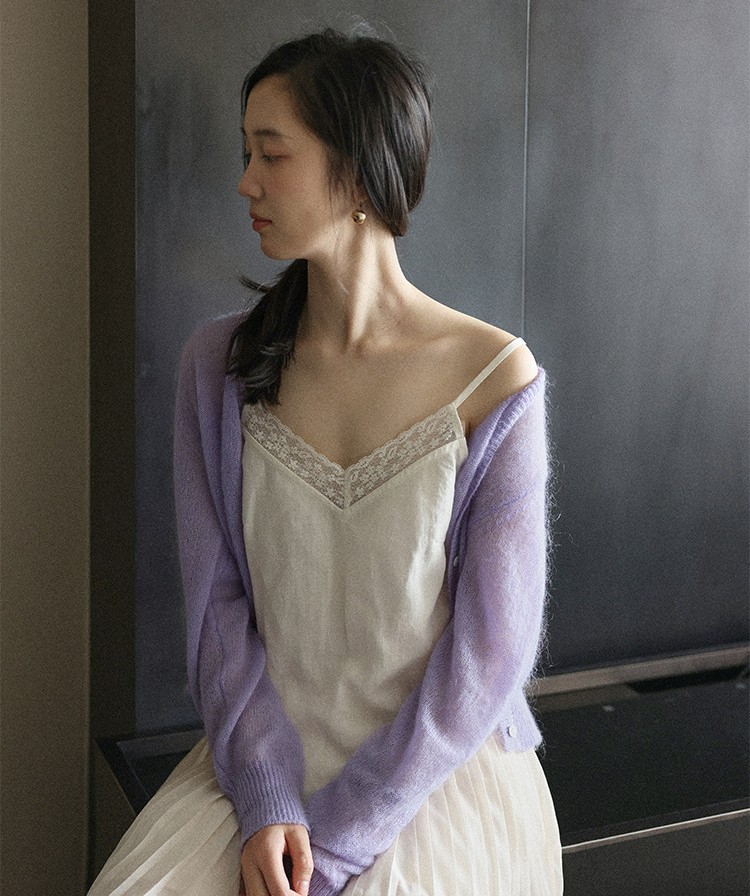 Lalaglow 레이스나시 뷔스티에 레이어드프릴나시 탑 - 메인 이미지