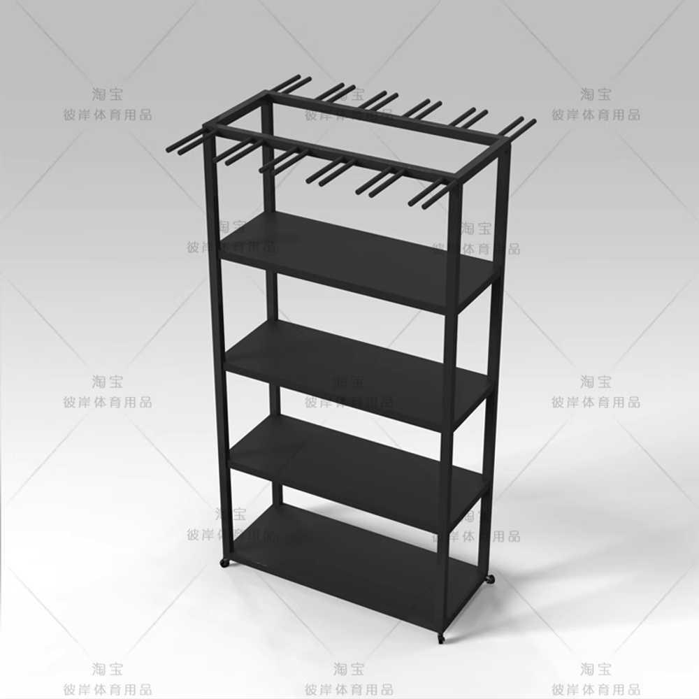 스키 장비 거치대 신발 보드 용 디스플레이 보관 진열대 130x40x180 이미지 6