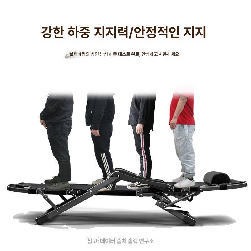 1인용 리클라이너 의자 접이식 릴렉스 휴대용 낮잠 날 라운드 무중력 여름 침대 이미지 6