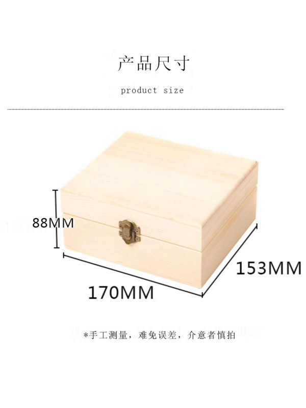 원목 나무 아로마오일 에센셜오일 정리함 나무 우드보관 상자 오일박스 - 상세 이미지 3