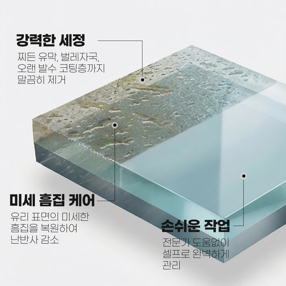 뷔르트 자동차 앞유리 유막제거제 차량 셀프 유막 제거 250ml - 상세 이미지 5