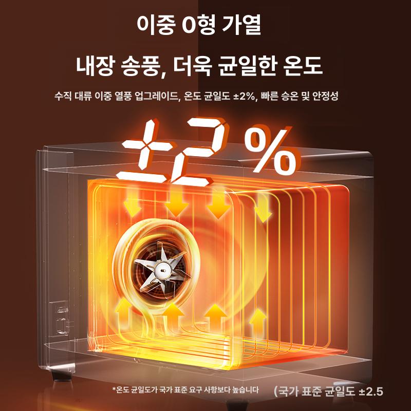 산업용 열풍 건조기 실험실 인큐베이터 드라이 오븐 배양기 스텐 송풍기 전기 단열 - 상세 이미지 3
